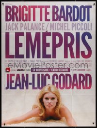 7j1379 LE MEPRIS French 1p R2013 Jean-Luc Godard, different image of sexy naked Brigitte Bardot!