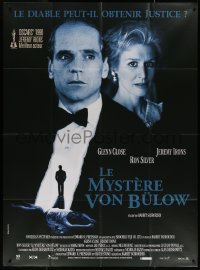 7j1462 REVERSAL OF FORTUNE French 1p 1991 Glenn Close, Jeremy Irons, directed by Barbet Schroeder!