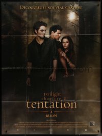 7j1517 TWILIGHT SAGA: NEW MOON advance French 1p 2009 Kristen Stewart, Robert Pattinson, Lautner!