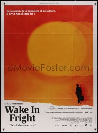 7j1527 WAKE IN FRIGHT French 1p R2014 Ted Kotcheff Australian Outback creepy cult classic!