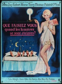 7j1536 WHERE WERE YOU WHEN THE LIGHTS WENT OUT French 1p 1970 different Mascii art of Doris Day!