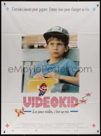 7j1543 WIZARD French 1p 1992 Luke Edwards with Super Mario Brothers lunchbox, Videokid!
