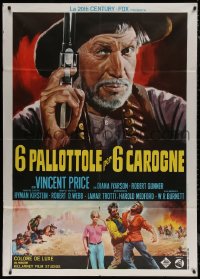 7j0408 JACKALS Italian 1p 1968 Vincent Price plundering in South Africa, different art, rare!