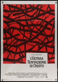 7j0418 LAST TEMPTATION OF CHRIST Italian 1p 1988 Martin Scorsese, cool Joseph Caroff thorn art!