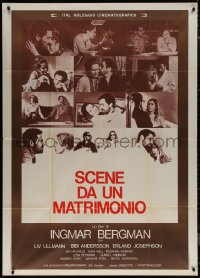 7j0478 SCENES FROM A MARRIAGE Italian 1p 1975 Ingmar Bergman, Liv Ullmann, Bibi Andersson