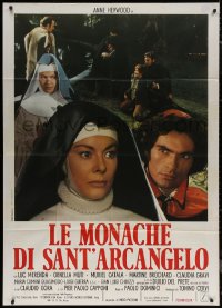 7j0485 SISTERS OF SATAN Italian 1p 1973 close up of nun Anne Heywood, based on a true story!