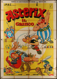 7j0805 ASTERIX THE GAUL Italian 2p 1968 great images from Ray Goossens' French cartoon, rare!