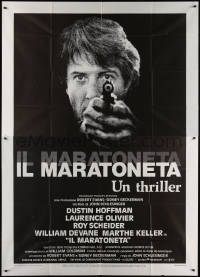 7j0880 MARATHON MAN Italian 2p 1976 cool image of Dustin Hoffman, John Schlesinger classic thriller!