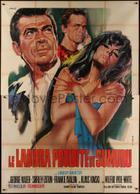 7j0881 MILLION EYES OF SU-MURU Italian 2p 1968 sexy Shirley Eaton, Kinski, different Franco art!