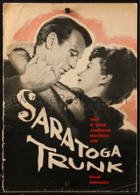 7j0955 SARATOGA TRUNK pressbook 1945 Gary Cooper & Ingrid Bergman, written by Edna Ferber!