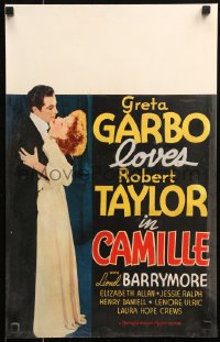 7j0999 CAMILLE WC 1937 romantic portrait of lovers Robert Taylor & Greta Garbo, ultra rare!