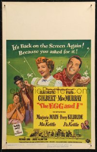 7j1025 EGG & I WC R1954 Claudette Colbert, MacMurray, first Ma & Pa Kettle, by Betty MacDonald!