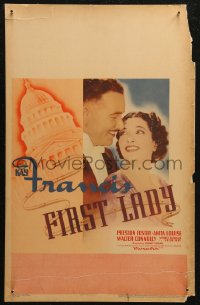 7j1030 FIRST LADY WC 1937 beautiful Kay Francis & Secretary of State Preston Foster!