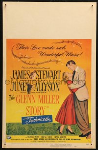 7j1039 GLENN MILLER STORY WC 1954 James Stewart in the title role, June Allyson, Louis Armstrong!