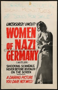 7j1047 HITLER WC 1962 Women of Nazi Germany, shocking scandals never before revealed, ultra rare!