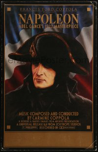 7j1086 NAPOLEON WC R1981 art of Albert Dieudonne as Napoleon Bonaparte by Alan Talm, Abel Gance!