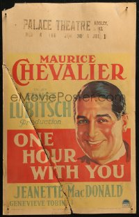 7j1090 ONE HOUR WITH YOU WC 1932 art of smiling Maurice Chevalier, George Cukor & Ernst Lubitsch