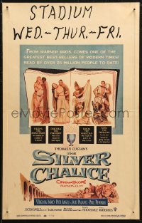 7j1120 SILVER CHALICE WC 1955 great art of Virginia Mayo & Paul Newman in his first movie!
