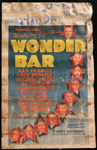 7j1153 WONDER BAR WC 1934 all-star cast, Kay Francis, Al Jolson, Del Rio, Dick Powell & many more!