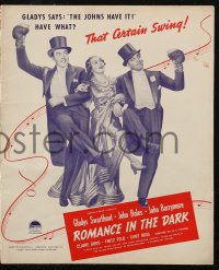 7j0953 ROMANCE IN THE DARK pressbook 1938 boxing John Boles & John Barrymore with Gladys Swarthout!