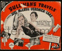 7j0960 SULLIVAN'S TRAVELS pressbook 1941 Veronica Lake, Joel McCrea, Preston Sturges classic, rare!