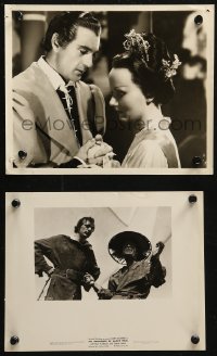 7k0319 ADVENTURES OF MARCO POLO 2 from 7.5x9.5 to 8x10 stills 1937 Asian Sigrid Gurie & Gary Cooper!