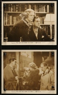 7k0351 MAN WHO KNEW TOO MUCH 2 8x10 stills 1935 directed by Alfred Hitchcock, Banks, Edna Best!