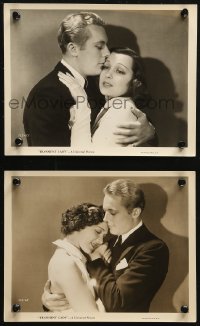 7k0361 TRANSIENT LADY 2 8x10 stills 1935 romantic close ups of Gene Raymond & pretty Frances Drake!