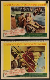 7k0905 AFFAIR TO REMEMBER 2 LCs 1957 Cary Grant & Deborah Kerr, Leo McCarey classic!