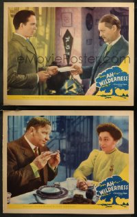 7k0907 AH WILDERNESS 2 LCs 1935 Lionel Barrymore, Eric Linden, Eugene O'Neill's American drama!