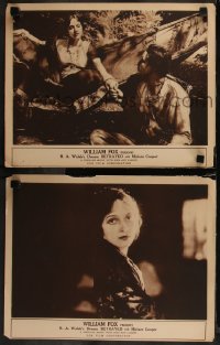 7k0925 BETRAYED 2 LCs 1917 Raoul Walsh, sexy Mexican dreamer Miriam Cooper in both, ultra rare!
