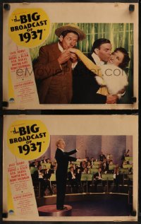 7k0926 BIG BROADCAST OF 1937 2 LCs 1937 Jack Benny and Gracie Allen, Leopold Stokowski pictured!