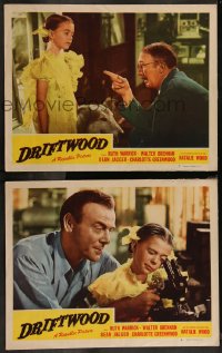 7k0973 DRIFTWOOD 2 LCs 1947 young Natalie Wood's dog can save a town from spotted fever!