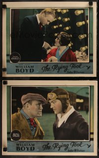 7k0982 FLYING FOOL 2 LCs 1929 great images of pilot aviator William Boyd and cast!