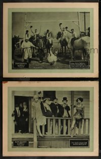 7k0991 GIDDAP 2 LCs 1925 Mack Sennett silent comedy with Billy Bevan, Carver, ultra rare!