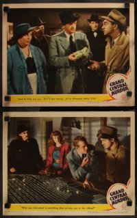 7k0994 GRAND CENTRAL MURDER 2 LCs 1942 the sensational new star Van Heflin & Patricia Dane in New York!