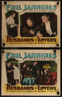 7k1012 HUSBANDS OR LOVERS 2 LCs 1927 Nju - Eine unverstandene Frau, Emil Jannings, Elizabeth Bergner!
