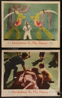 7k1014 INVITATION TO THE DANCE 2 LCs 1956 dancing Gene Kelly with gorgeous Tamara Toumanova!