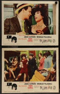 7k1015 IRMA LA DOUCE 2 LCs 1963 Billy Wilder, Jack Lemmon, prostitute Shirley MacLaine!