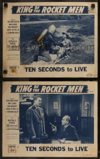 7k1022 KING OF THE ROCKET MEN 2 chapter 9 LCs R1956 serial, w/Coffin in costume, Ten Seconds to Live!