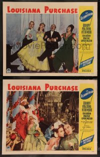 7k1039 LOUISIANA PURCHASE 2 LCs 1941 Bob Hope, Zorina, Victor Moore & Bordoni, great dance scene!