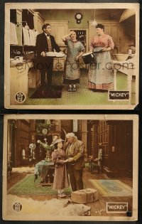 7k1051 MICKEY 2 LCs 1918 Mack Sennett, great images of orphan Mabel Normand in the title role!