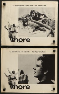 7k1059 MORE 2 LCs 1969 Barbet Schroeder's drug addiction thriller, music by Pink Floyd!