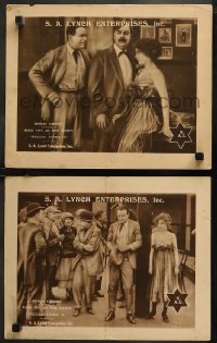 7k1098 REGGIE MIXES IN 2 LCs R1910s images of Douglas Fairbanks Sr. with Bessie Love & Alma Rubens!