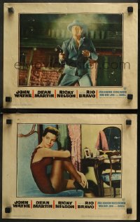 7k1100 RIO BRAVO 2 LCs 1959 cowboy Dean Martin in shootout, sexiest Angie Dickinson as Feathers!