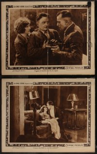7k1150 THREE WISE FOOLS 2 LCs 1923 King Vidor directed silent, Eleanor Boardman as adopted daughter!