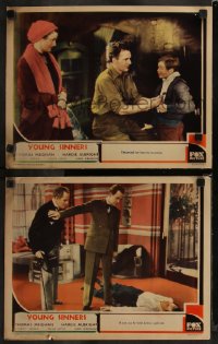 7k1181 YOUNG SINNERS 2 LCs 1931 Albright & Dorothy Jordan are young and in love, Thomas Meighan!