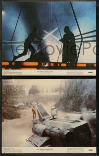 7k0626 EMPIRE STRIKES BACK 6 color 11x14 stills 1980 George Lucas classic, great images with slugs!