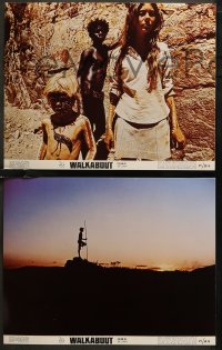 7k0660 WALKABOUT 6 color 11x14 stills 1971 Jenny Agutter & Luc Roeg in the Outback!