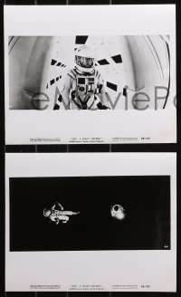 7k0192 2001: A SPACE ODYSSEY 6 Cinerama 8x10 stills 1968 Kubrick, Gary Lockwood & Keir Dullea!